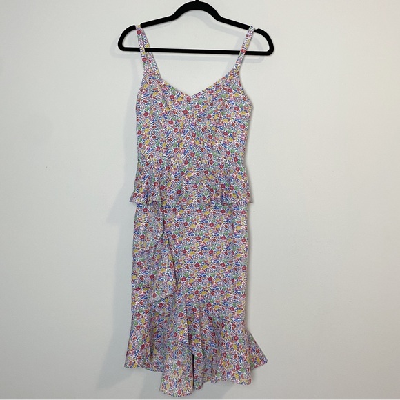 J. Crew Liberty Floral Cotton Sosi Ruffle Dress - Picture 4 of 10